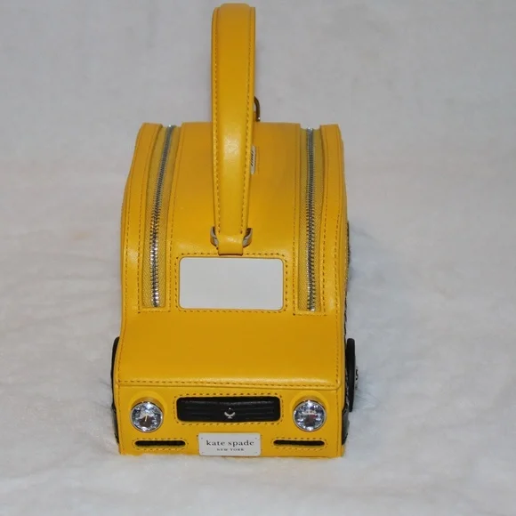 NWT Kate spade Designer Bag leather 3D taxi cab crossbody bag Purse Handbag - Picture 7 of 7